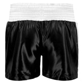 Shorts Boxing Title Pro Traditional Cut Trunks Black/White